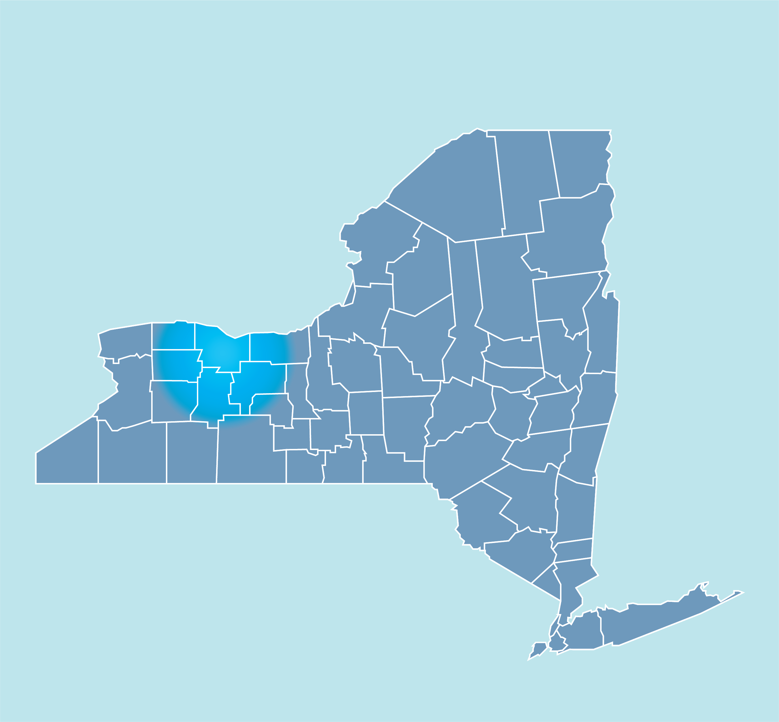 Map of NYS